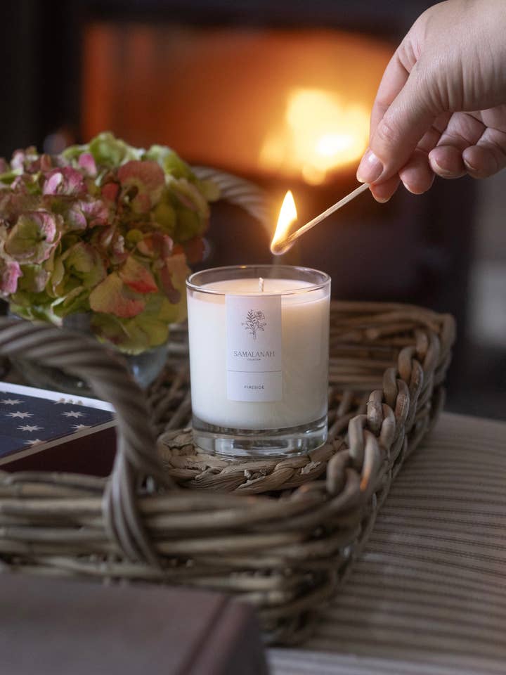 Fireside Signature Candle for wholesale by Samalanah Collection