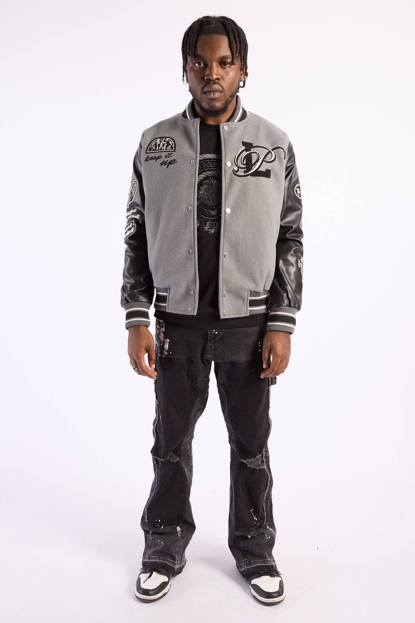 LEFT POINT - Wholesale Varsity/Baseball Jacket - Men's - COLLEGE JACKETS BUNNY1