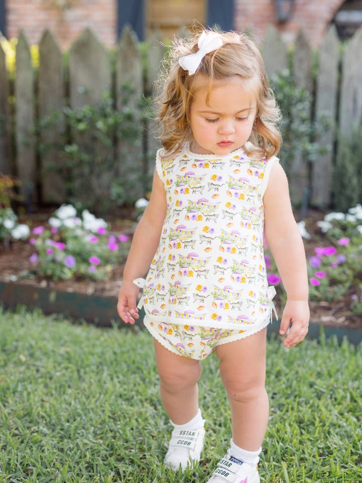 Finn + Rae Co - Wholesale Clothing Set - Baby - Tiger Touchdown Stadium Diaper Set