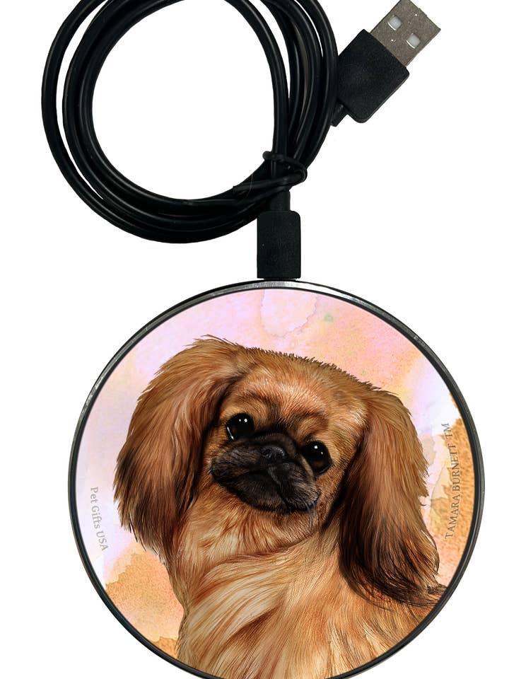Pekingese Red Sable - Zoomies Phone Charger for wholesale by Pet Gifts USA, LLC