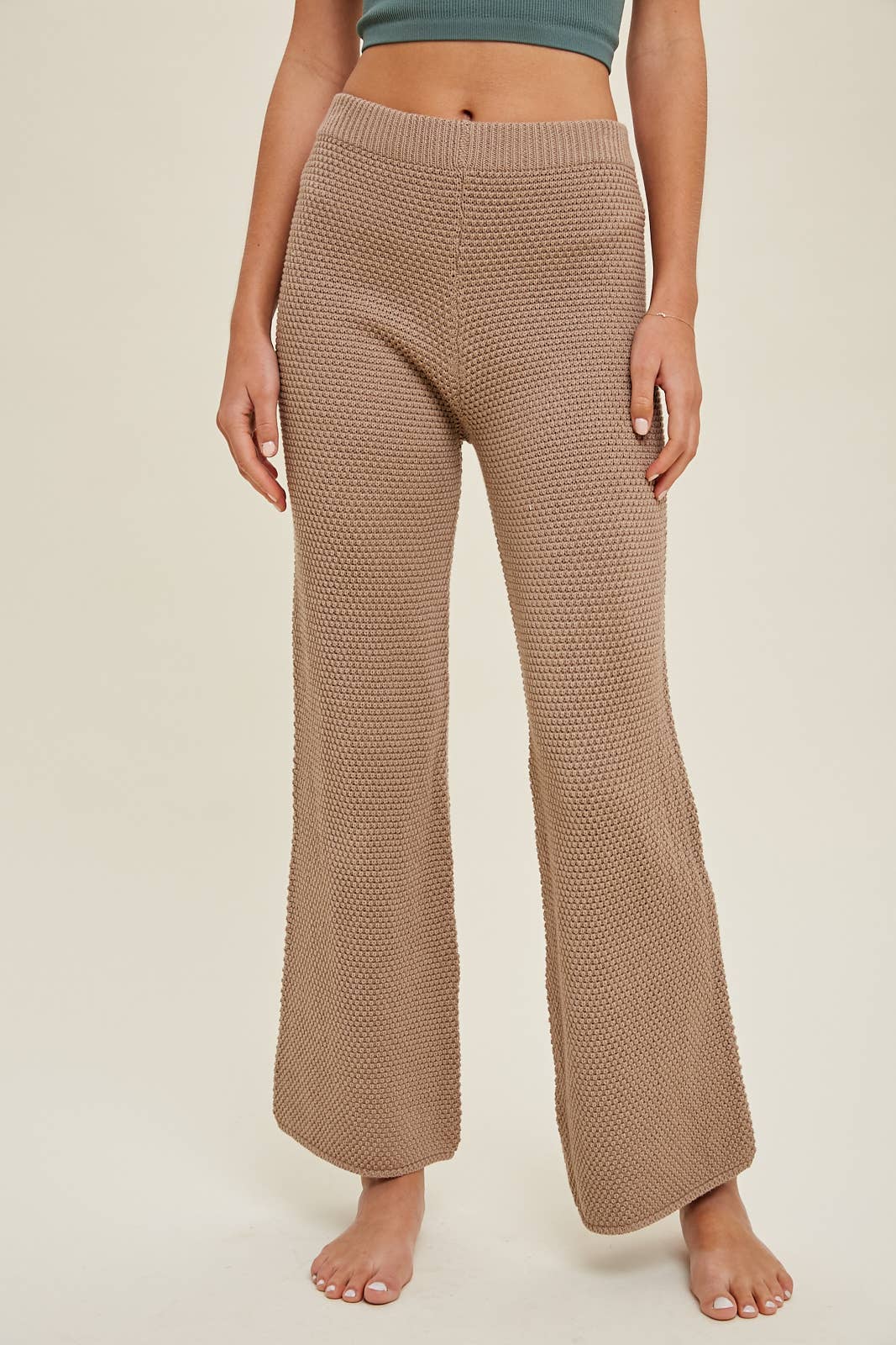 Wishlist Apparel - Wholesale Pants - Women's - TEXTURED SWEATER PANTS / WL22-7514B8