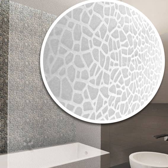 TROPIK HOME - Vendita all'ingrosso Tende da doccia - Tenda a rullo per tenda da doccia con staffa, 100 cm2