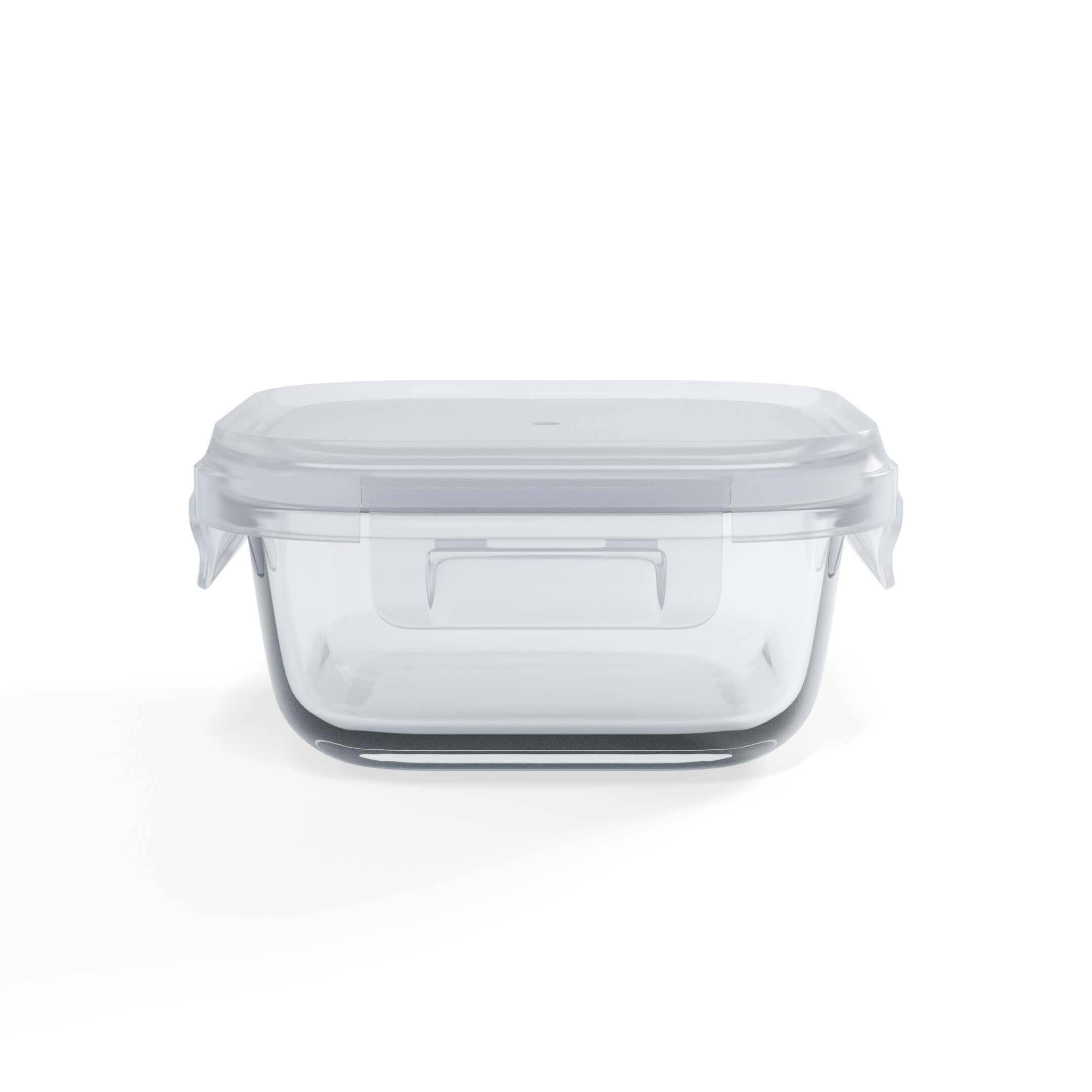 Jomafe – Großhandel Lebensmittelbehälter – Cook & Care Glasbehälter quadratisch 320 ml