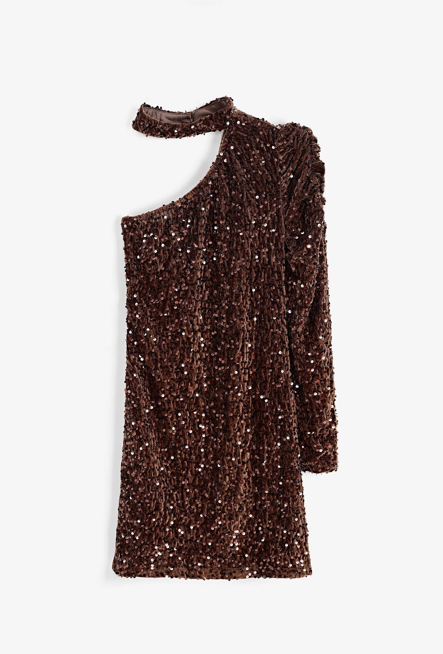 Chilli Girl Collection - Vendita all'ingrosso Vestito - Donna - Mini abito asimmetrico con dettagli di paillettes5