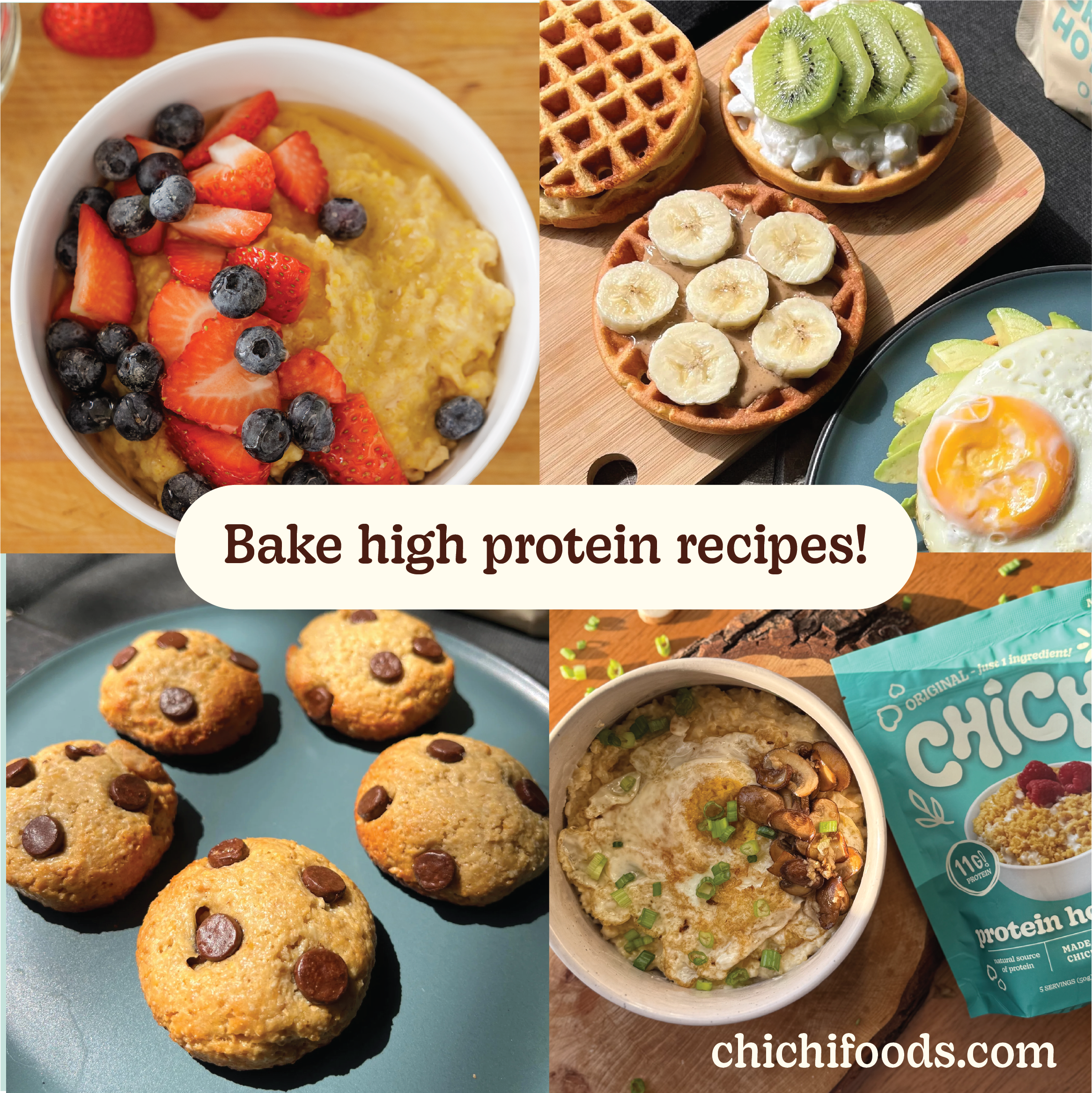 ChiChi Foods - Wholesale Oats - ChiChi Original Protein Hot Cereal 20oz | GF, no added sugar7