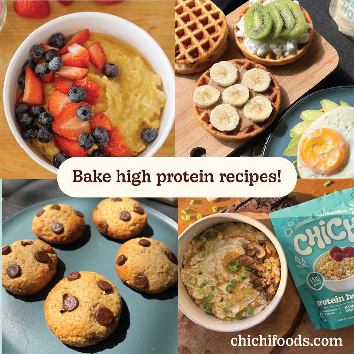 ChiChi Foods - Wholesale Oats - ChiChi Original Protein Hot Cereal 20oz | GF, no added sugar7