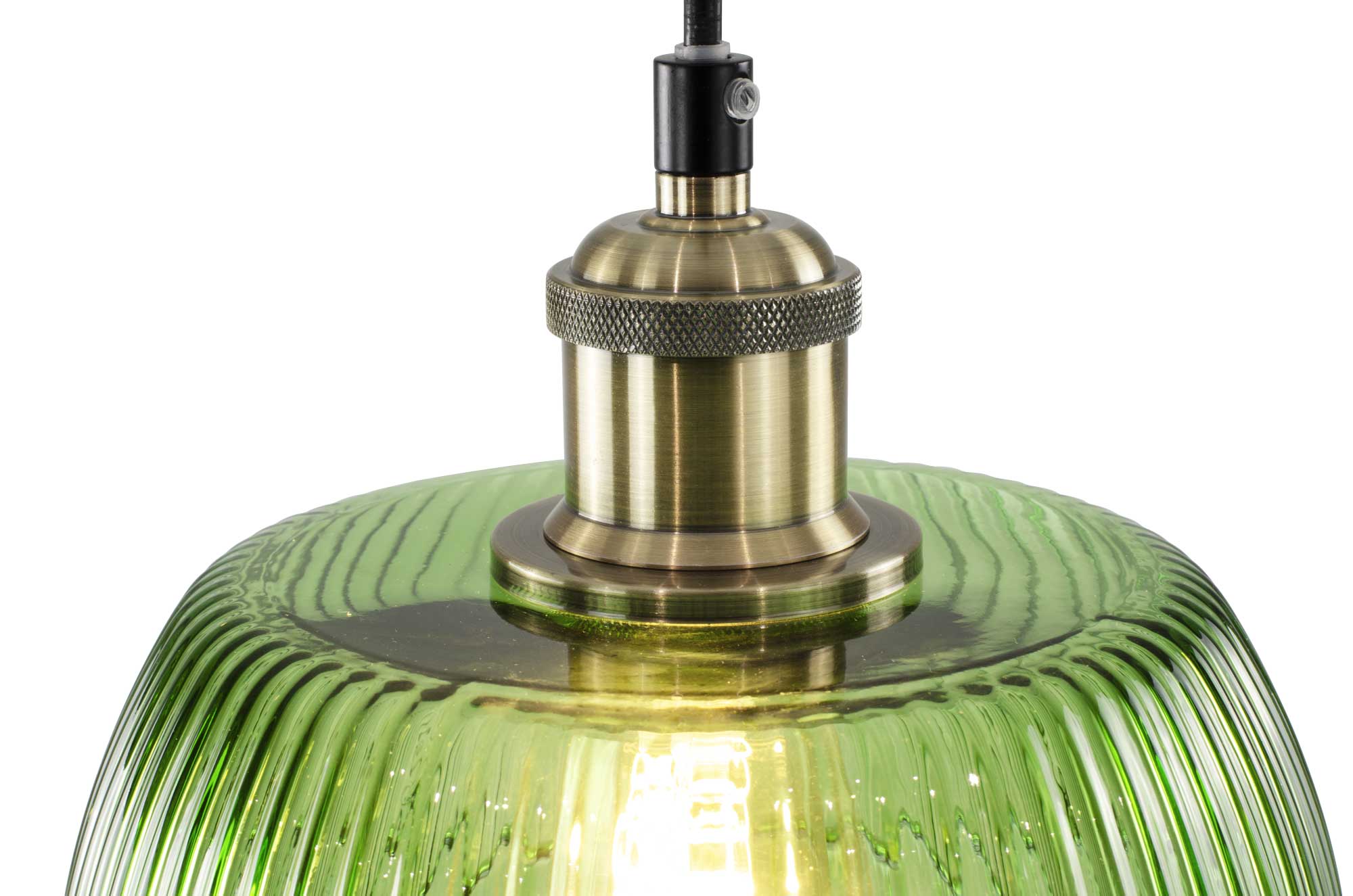 C-Création - Wholesale Kroonluchter/hangend licht - Gekleurd geribbeld glazen hanglamp Chani19