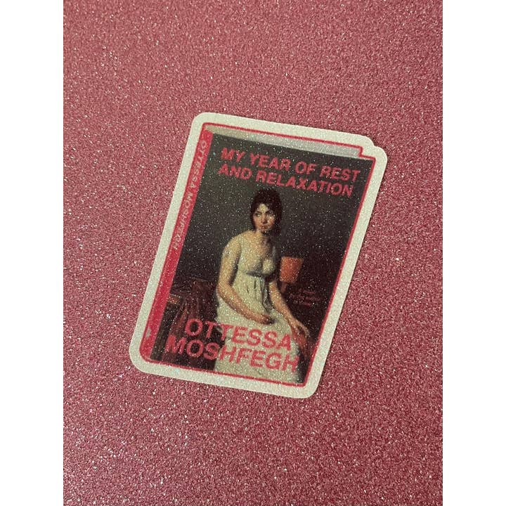 My Year of Rest and Relaxation Kiss Cut Sticker for wholesale by Literary by Ava