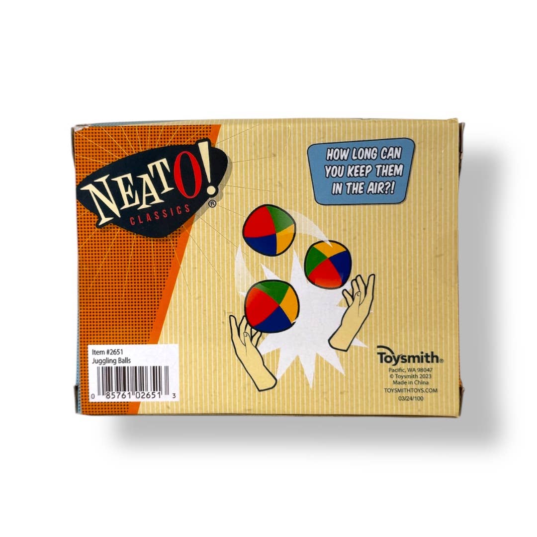Toysmith - Wholesale Toy Set - Kids - Neato! Juggling Balls Sets- Retro Classic, vintage toys2