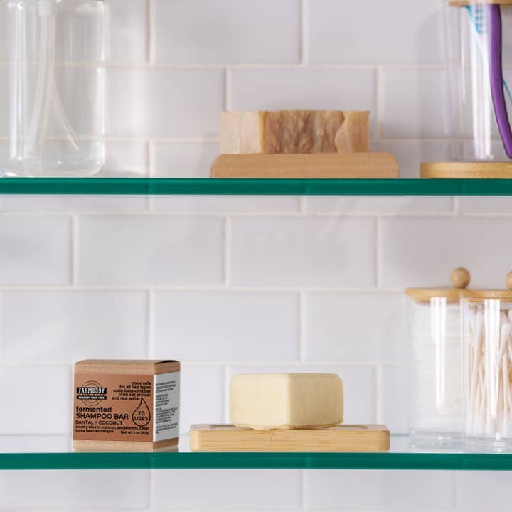 Farmbody Skin Care - Wholesale Shampoo Puck/Solid Shampoo - Fermented Rice Water Shampoo Bar | Santal + Coconut2