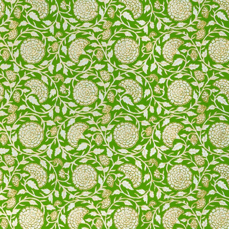 Wholesale Jaipur Floral Gift Wrap Green for your store - Faire