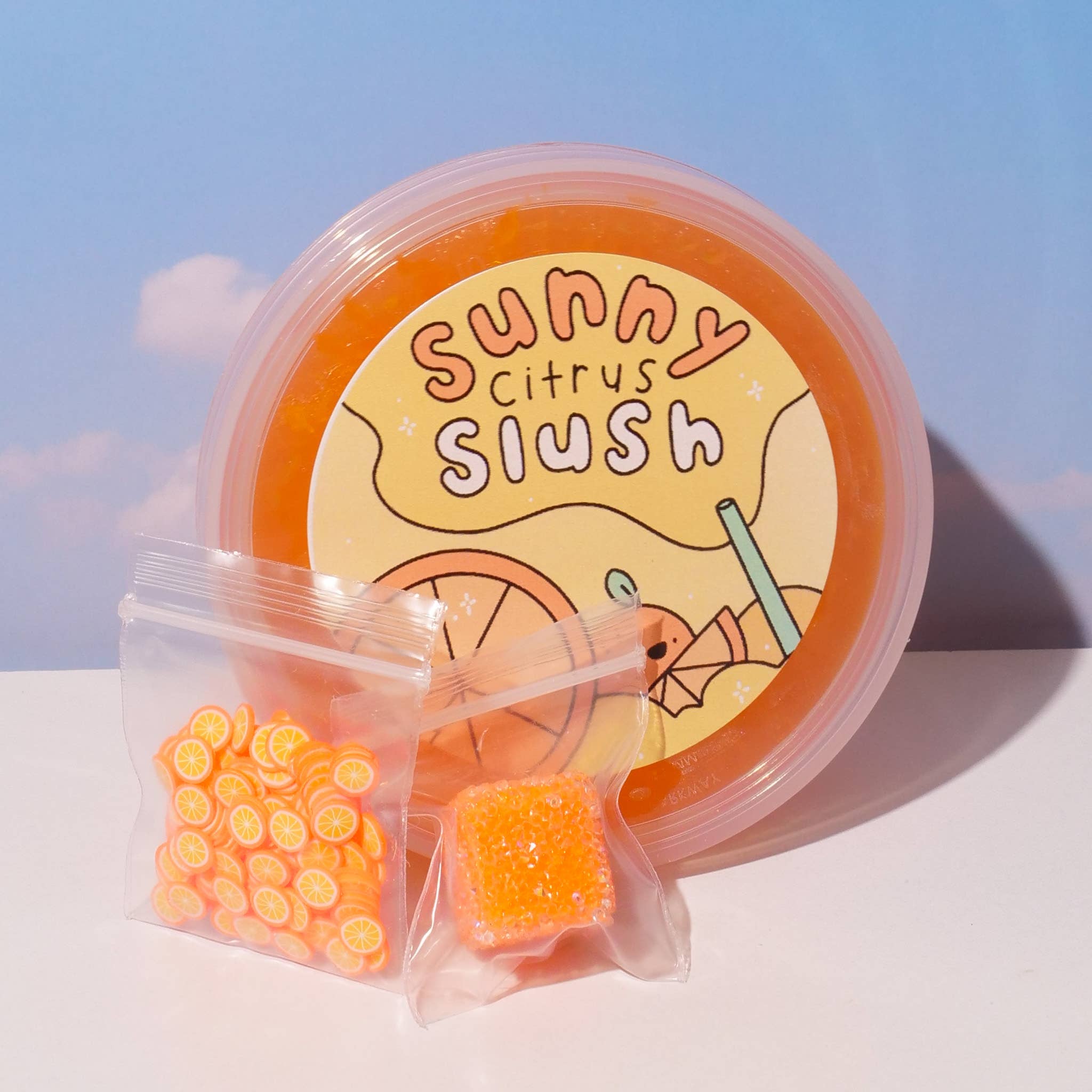 Sonria Slime LLC - Wholesale Putty/Slime - Kids - Sunny Citrus Slush Slime Toy 1