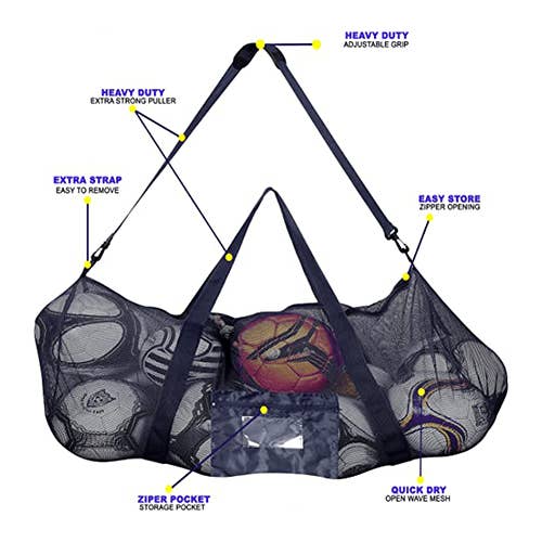 Athllete – Engroshandel Sportstaske – unisex – Athllete ekstra stor kraftig fodboldtaske (34“ X 24“)