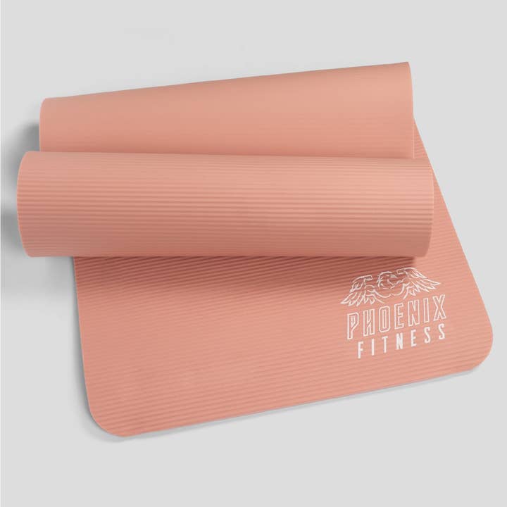 Phoenix Fitness - Vente Tapis de yoga - Tapis de fitness NBR Rose2