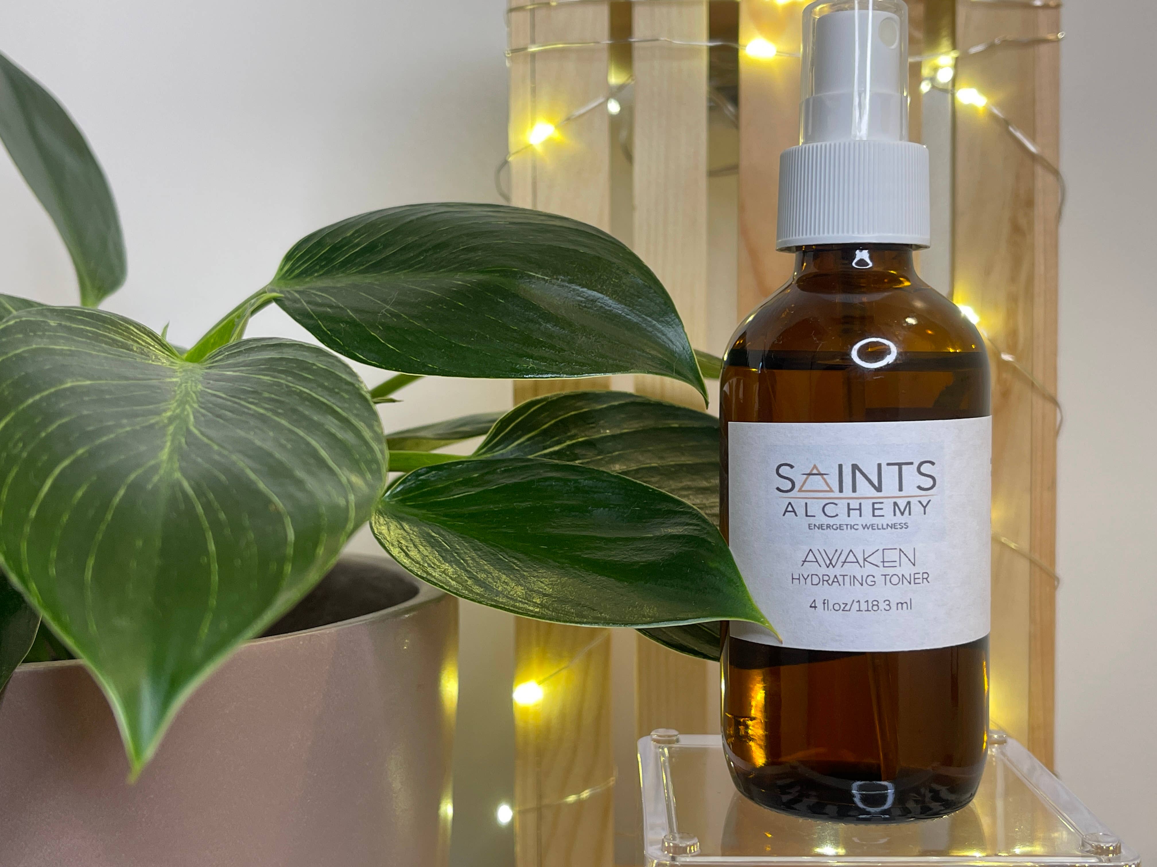 SAINTS Alchemy - Wholesale Face & Body Mist/Water - AWAKEN Hydrating Toner 4oz 1