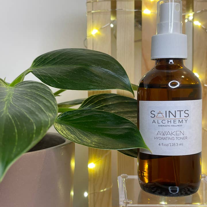 SAINTS Alchemy - Wholesale Face & Body Mist/Water - AWAKEN Hydrating Toner 4oz 1