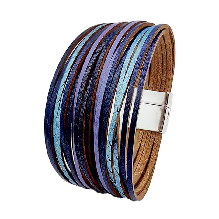 Bracelet torsadé large Blues pour la vente par One of a Kind Club