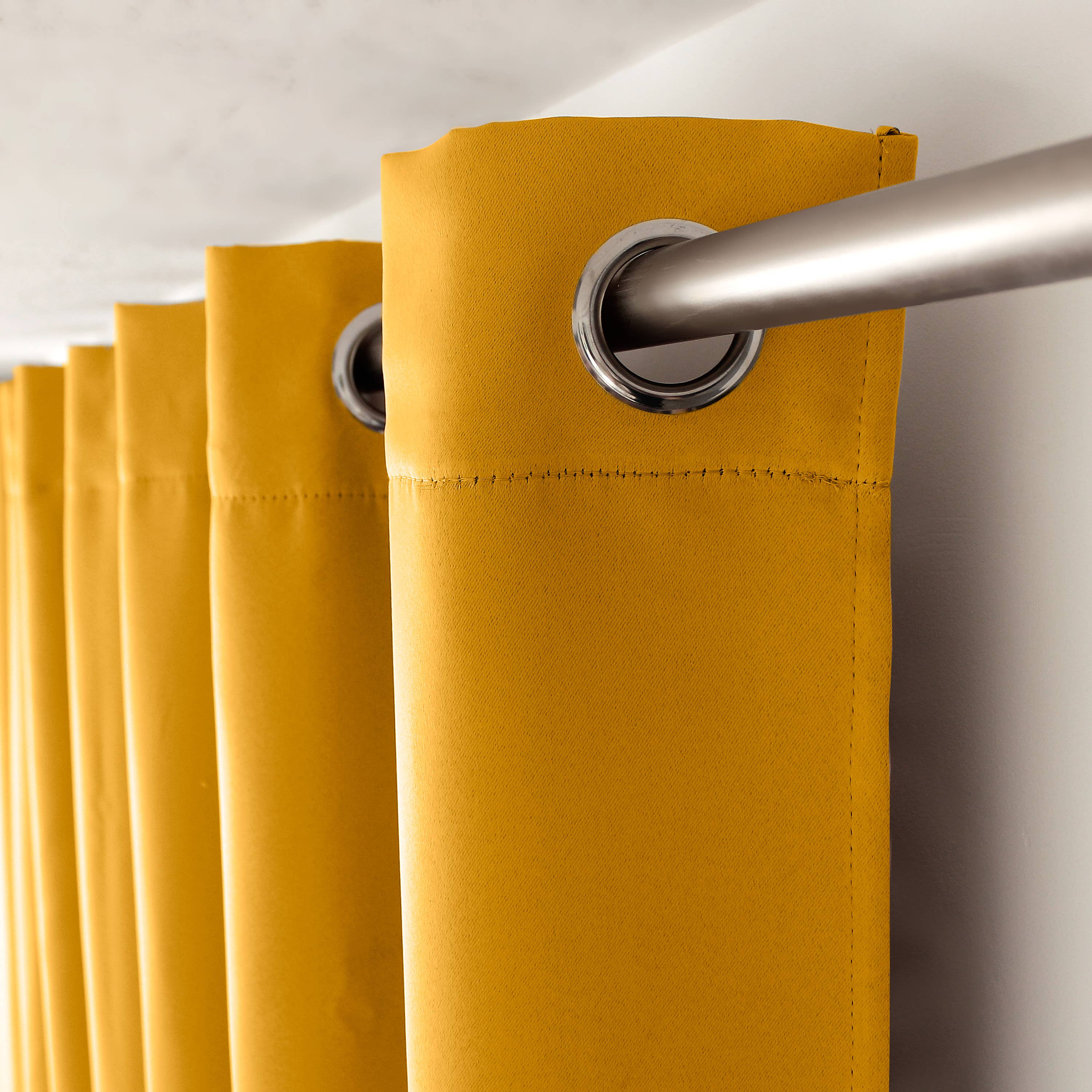 DECOSTARS - CmaDECO - Wholesale Curtain - Blackout Curtain with Grommets, 140x240cm, Liquorice Collection0