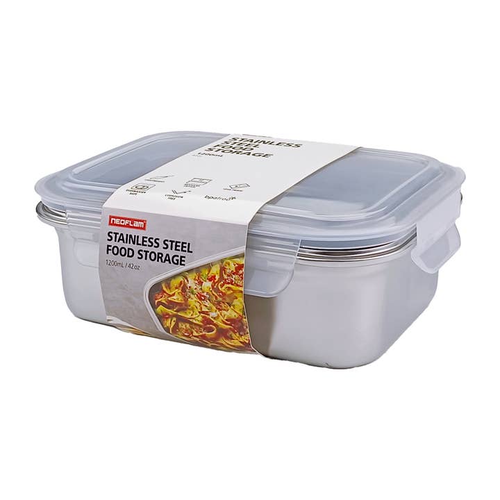 Neoflam - Wholesale Food Storage Container - Stainless Steel Rectangle Food Container3