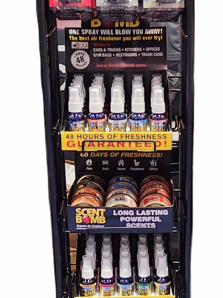 Scent Bomb Floor Rack for wholesale by Scent Bomb