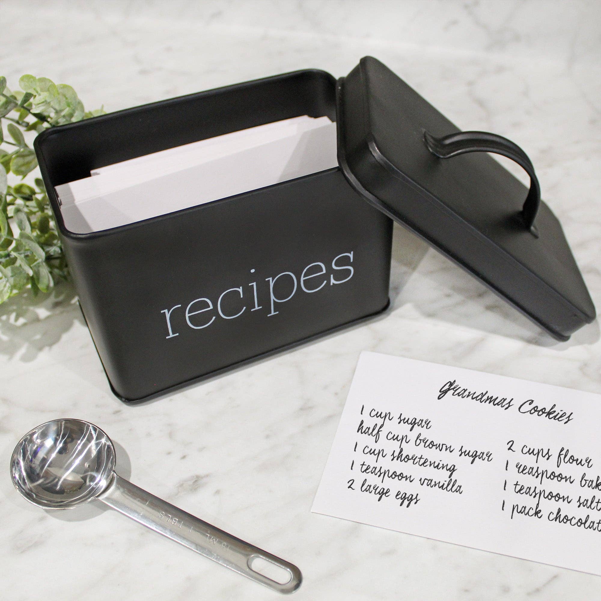 Kurated Korner - Wholesale Recipe Box - AuldHome Design Enamelware Recipe Box13