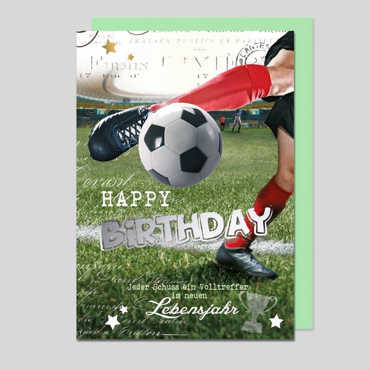 Biglietto di auguri «Happy Birthday» per la vendita all'ingrosso da parte di Michel-Verlag GmbH