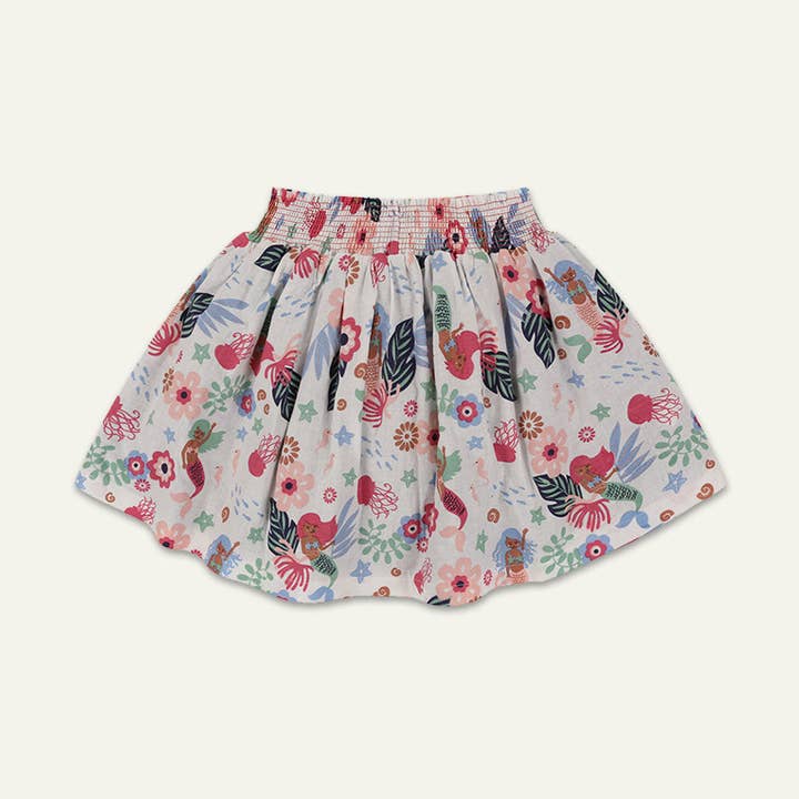Multicoloured Mermaid Print Skirt for wholesale by Lilly and Sid