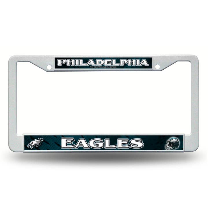 Philadelphia Eagles Plastic Auto Frame for wholesale by Rico Industries
