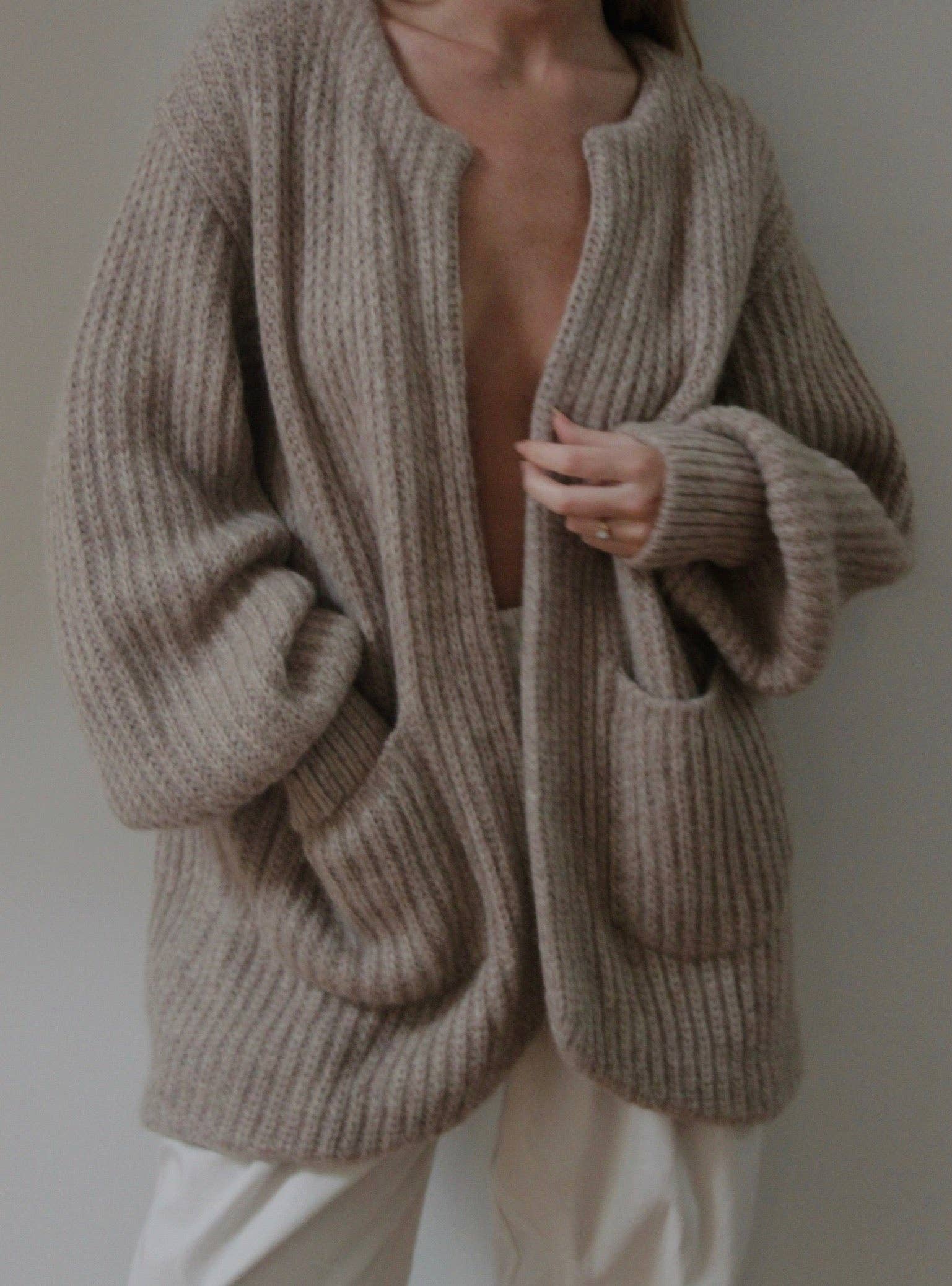 Na Nin - Wholesale Jas - Dames - Gebreide alpacajas van Dylan26