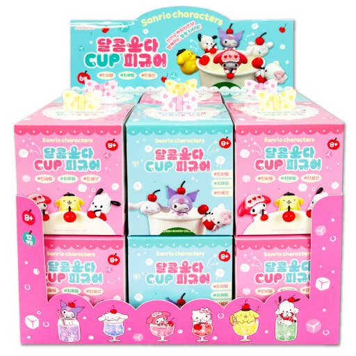 K_Wonderland – Großhandel Dekofigur – Sanrio Sweet Soda Cup, Dekofigur, zufällige Box