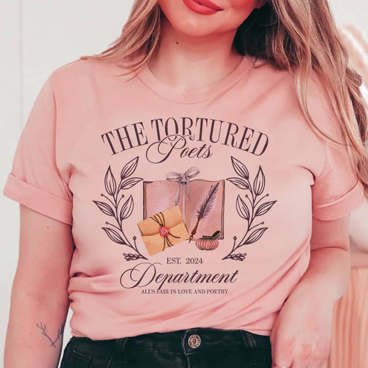 House Of Rodan - Wholesale T-Shirt (Graphic) - Women's - The Tortured Poets Department - Taylor Inspired T-Shirt
