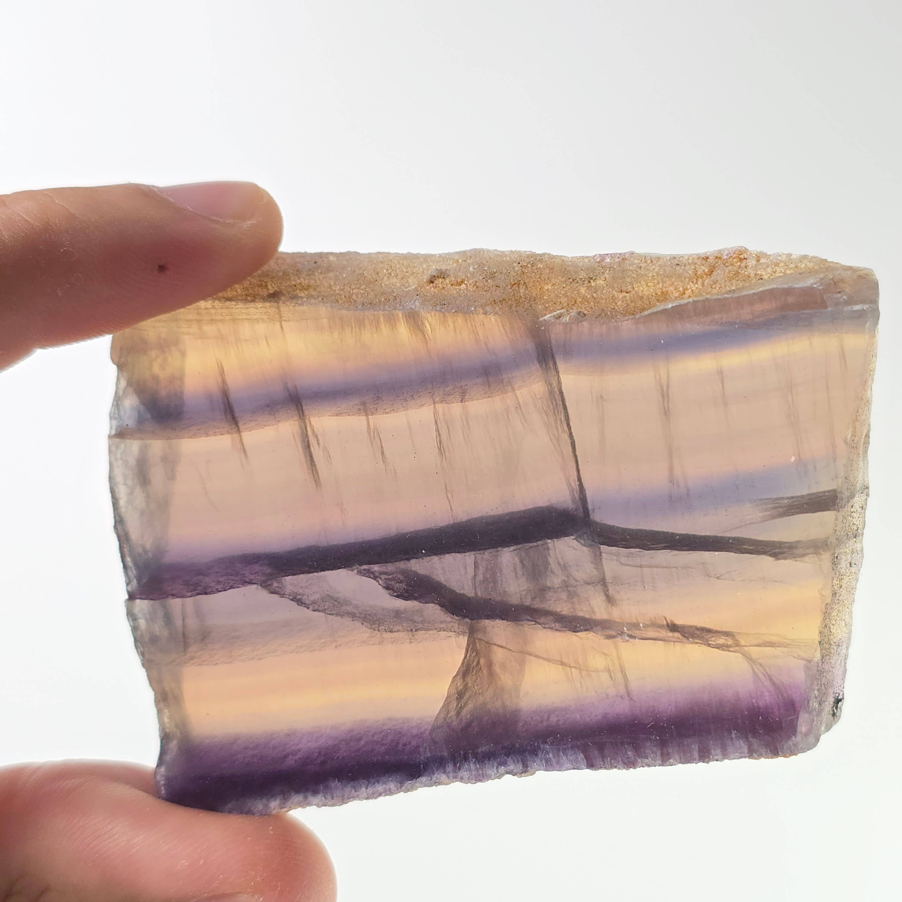 Aquamarine Daydream Wholesale - Wholesale Spiritual Stone/Crystal - 9pc Banded Fluorite Slabs Flat ~ Polished Mineral Flats3