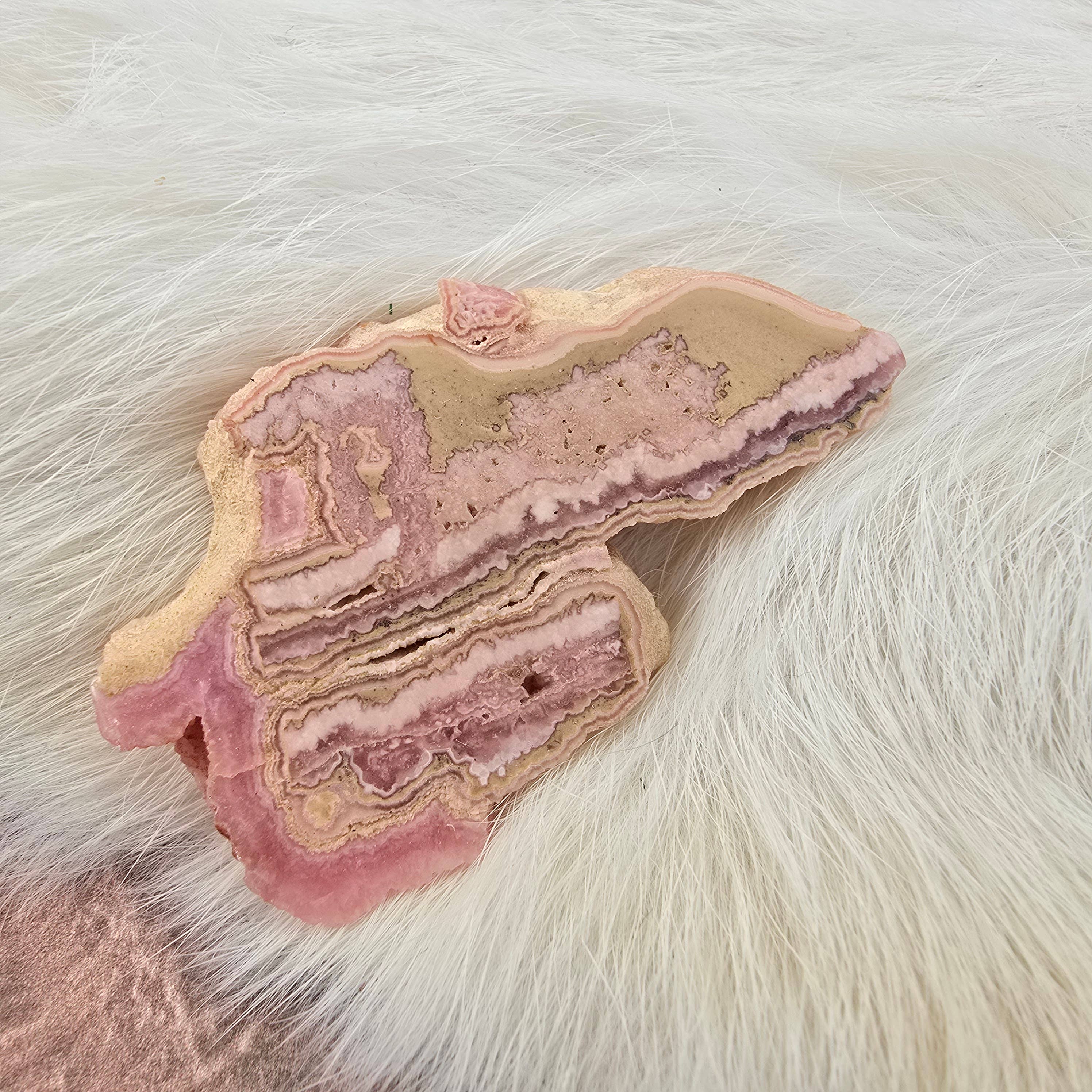 Aquamarine Daydream Wholesale - Vente Pierre et cristal de spiritualité - Plaque de Rhodochrosite 2,5" ~ Cristal Semi-Poli ~ Minéraux0