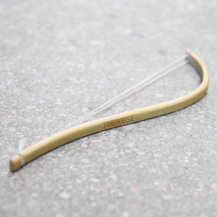 Tandkvist – wholesale Floss – BOW PREMIUM DENTAL BAMBOO FLOSSER WITH DOUBLE FLOSS STRING1