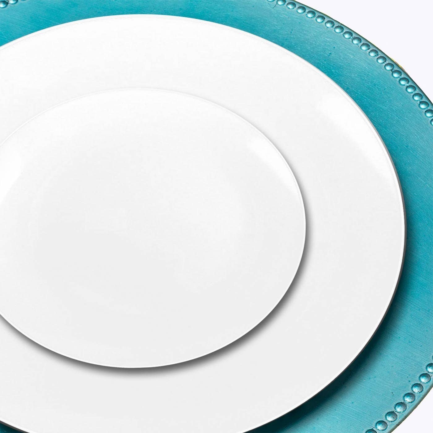Smarty had a Party - Wholesale Disposable Plate - 10.25" White Organic Round Plastic Dinner Plates - 10 pcs7
