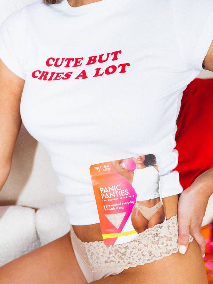 Panic Panties - Wholesale Underwear - Women's - Everyday Stretch Thong - Panic Panties Essentials8