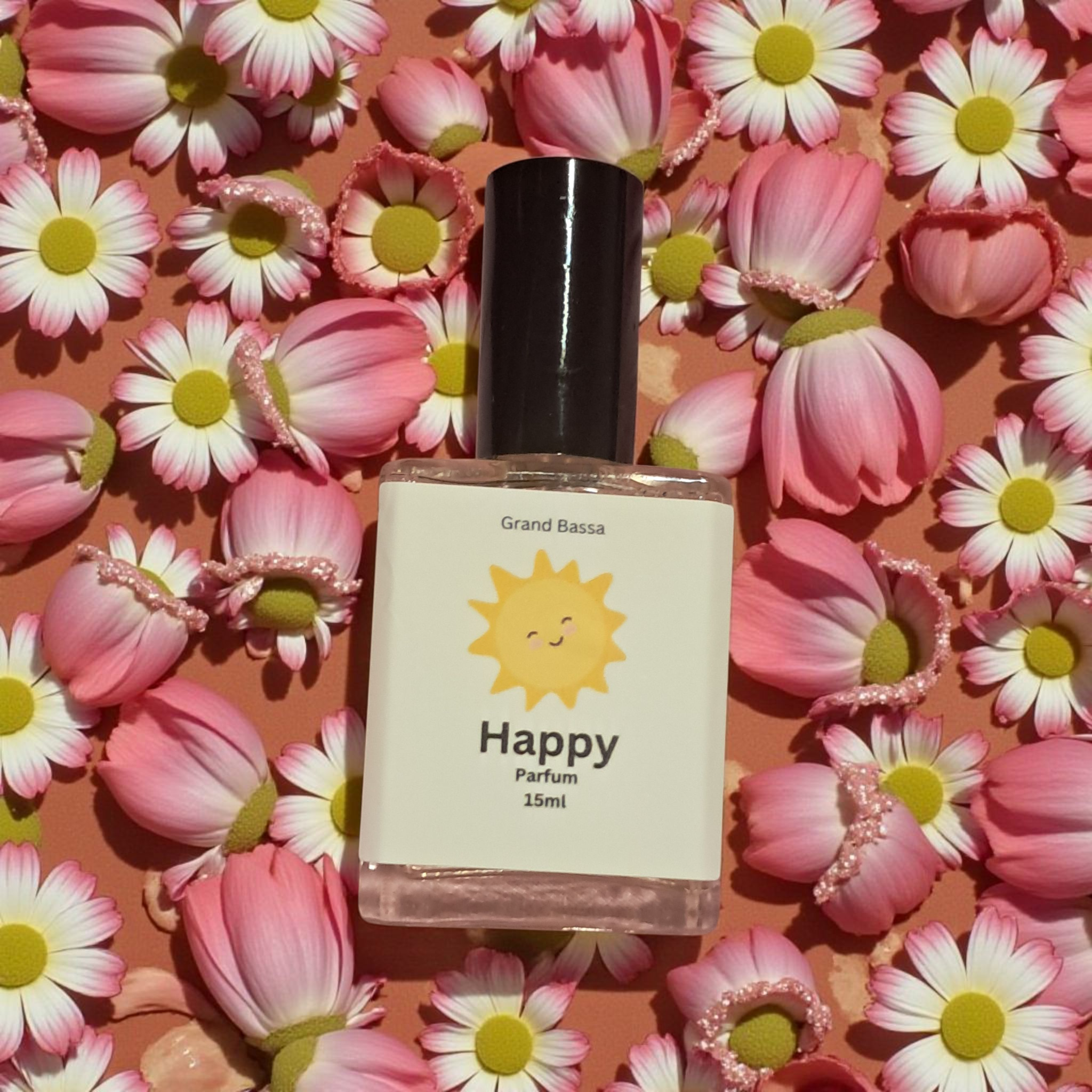 Grand Bassa Candle Co. - Wholesale Perfume/Eau de Toilette - Happy - Marshmallow, Orange blossom Perfume Spray1