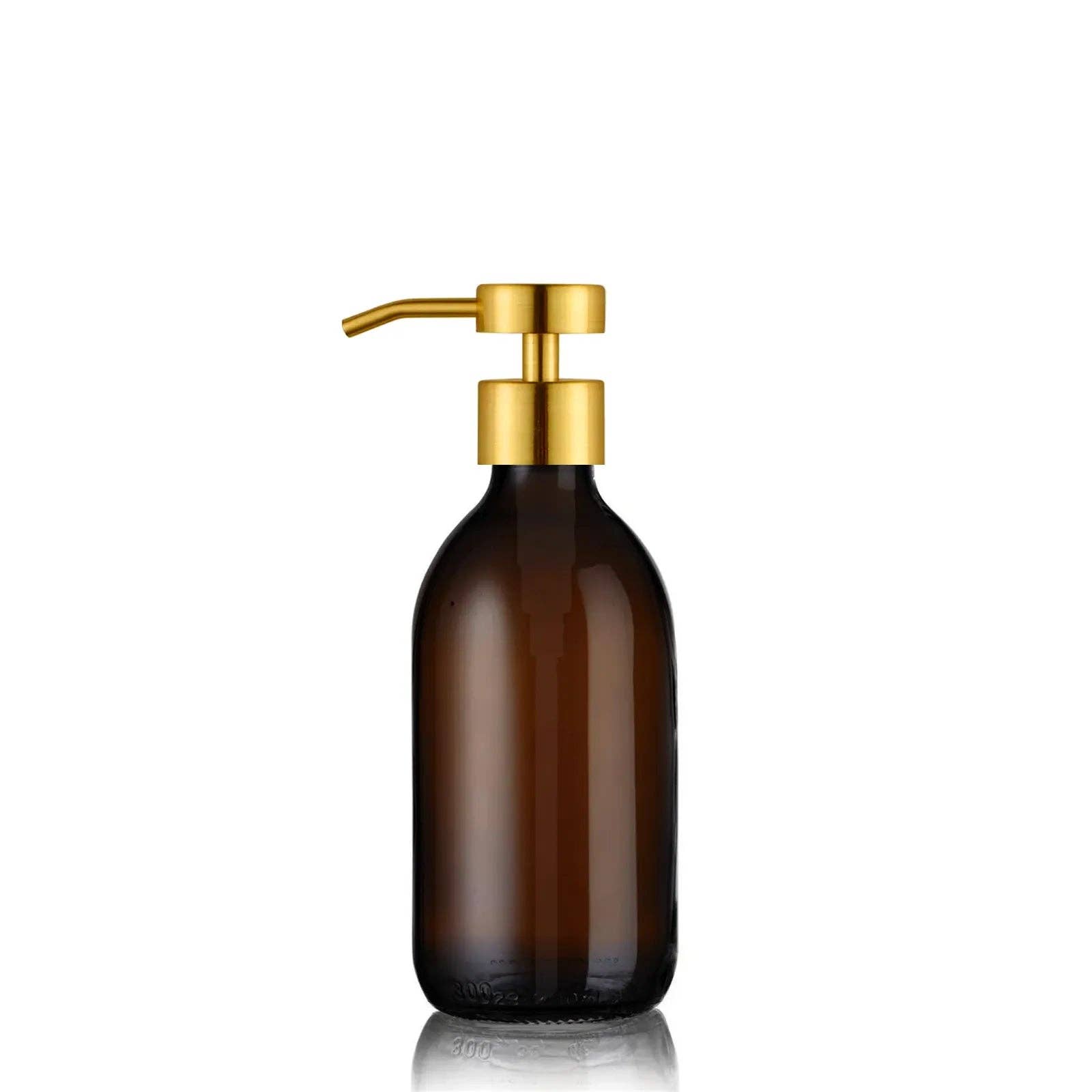 Little Pots – wholesale Tvåldispenser – Tvåldispenser i bärnstensfärgat glas med pump i rostfritt stål17