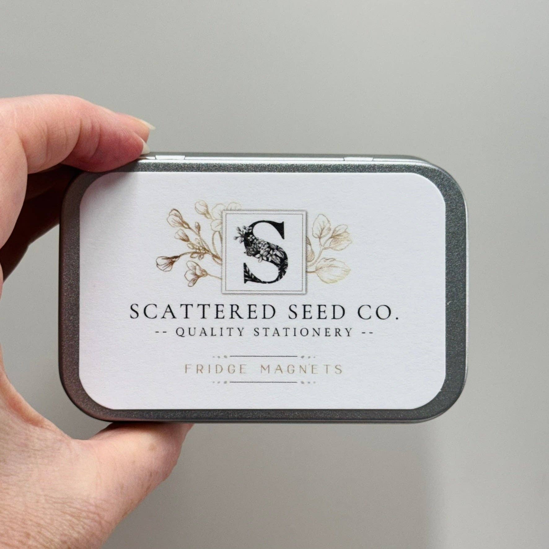 Scattered Seed Co - Wholesale Magnet - Blue Fairy Wren Magnets set of 6 in tin5