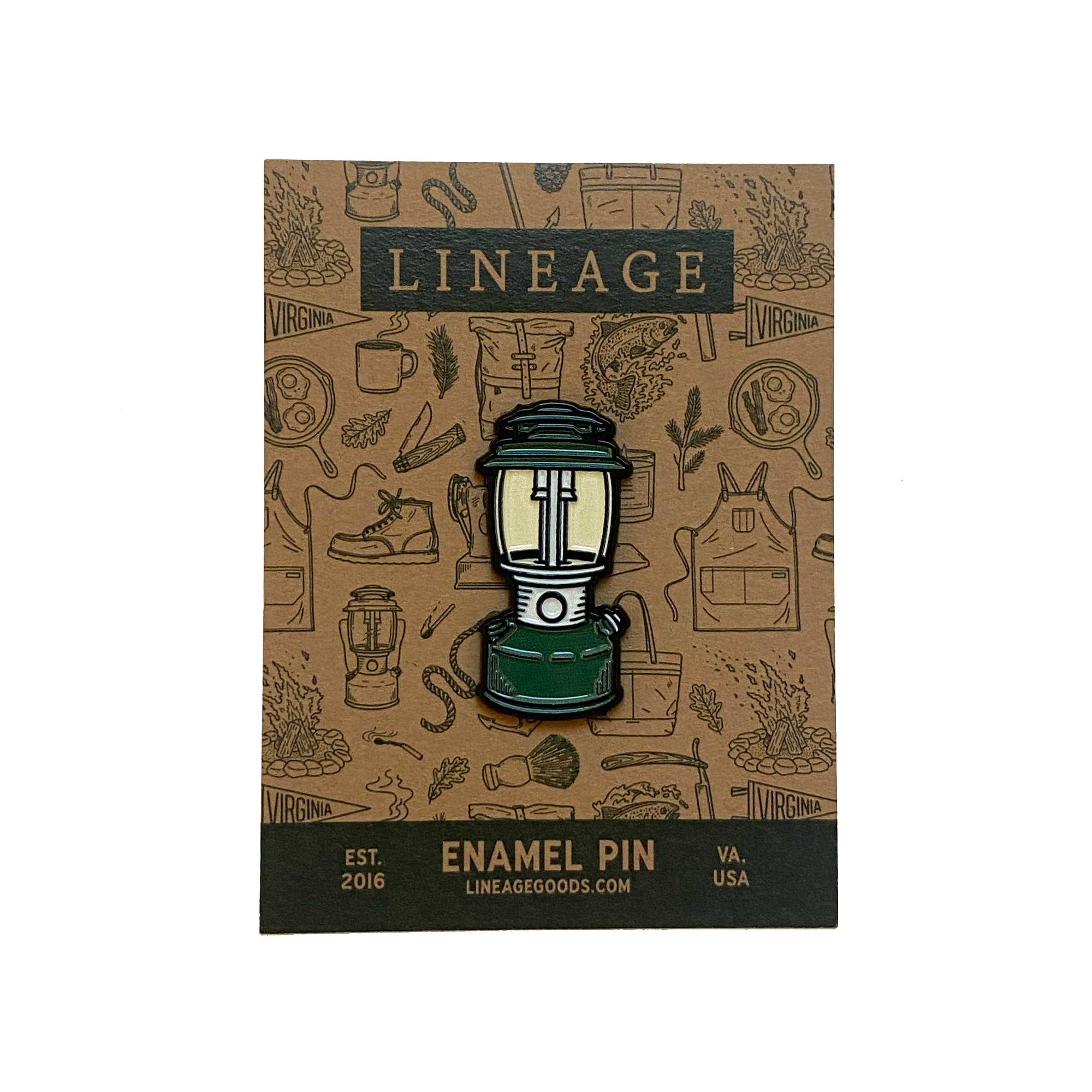 Lineage - Wholesale Lapel Pin/Button - Lantern Enamel Pin0