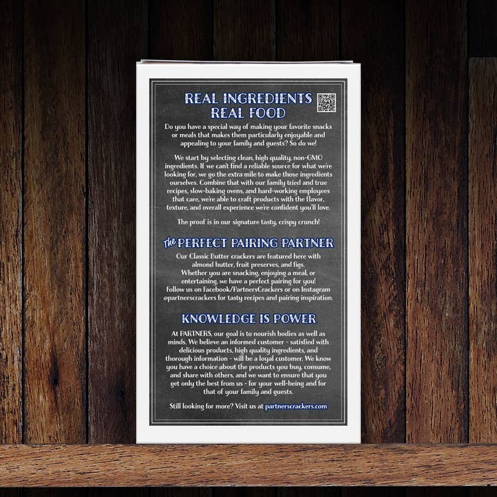 Partners Crackers - Wholesale Crackers - Classic Butter Snack Crackers1