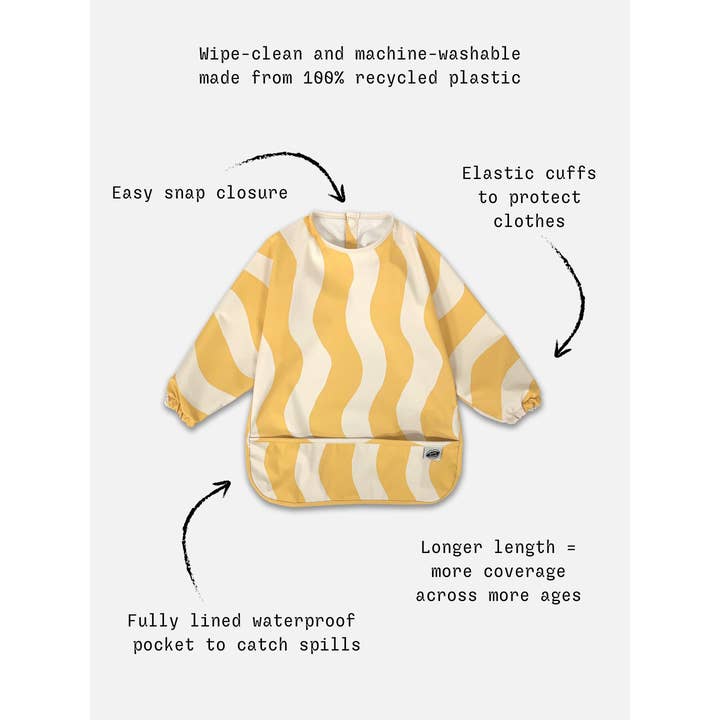 Milk Teeth - Wholesale Bib - Baby - SMOCK BIB25