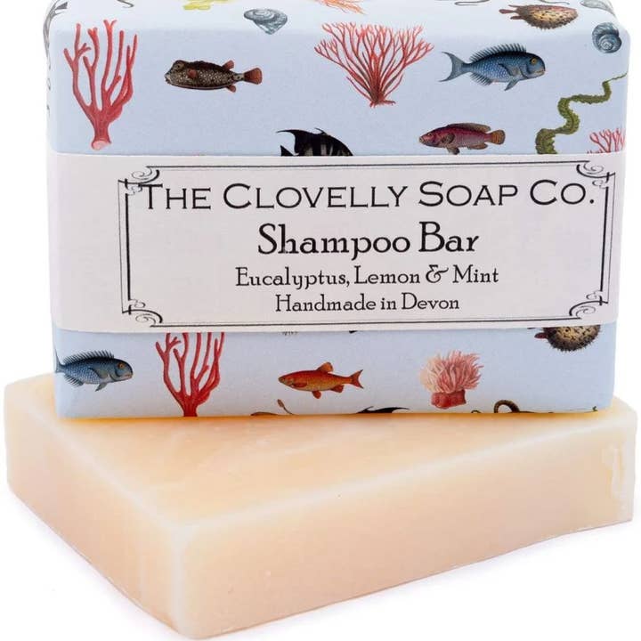 Shampoo Bar - Eucalyptus, citroen en munt voor normaal tot droog haar voor wholesale door The Clovelly Soap Company