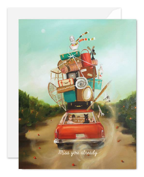 JANET HILL STUDIO - Wholesale Everyday Greeting Card - Miss You Already Card1