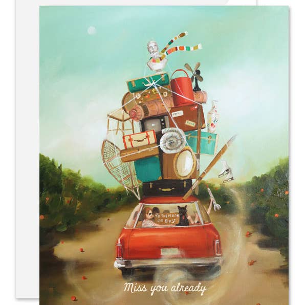 JANET HILL STUDIO - Wholesale Everyday Greeting Card - Miss You Already Card1
