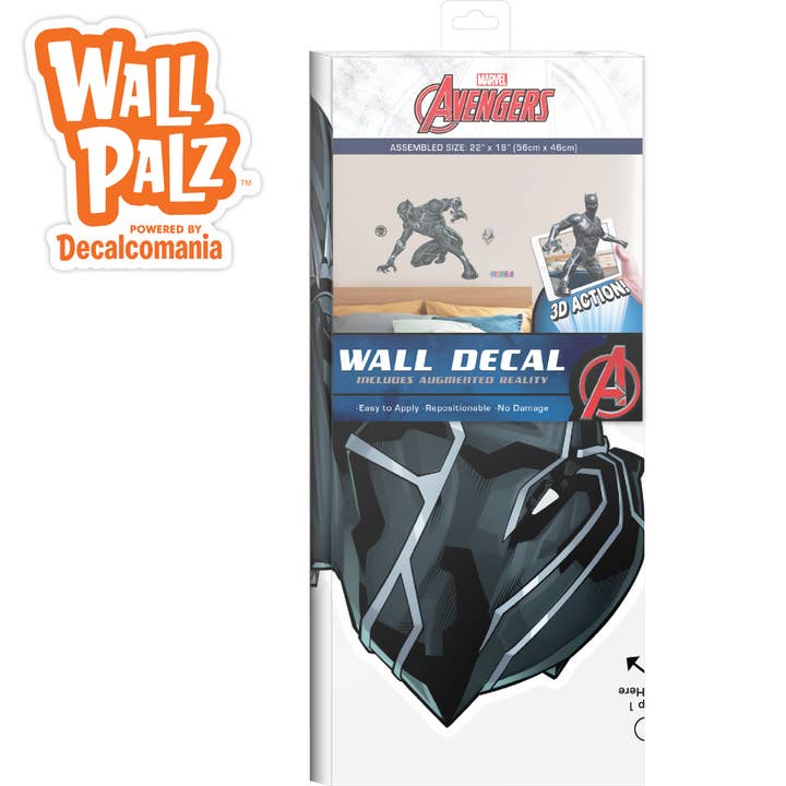 Marvel Licensed Black Panther Interactive Wall Decal for wholesale by Decalcomania