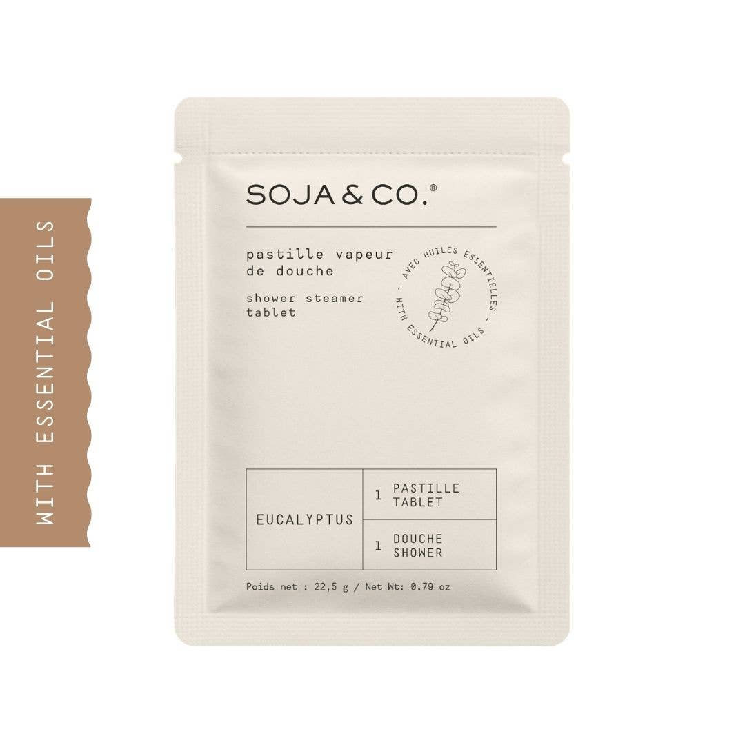 SOJA&CO.® - Wholesale Shower Steamer/Bomb - Shower Steamer Tablet (single pouch) | Eucalyptus0