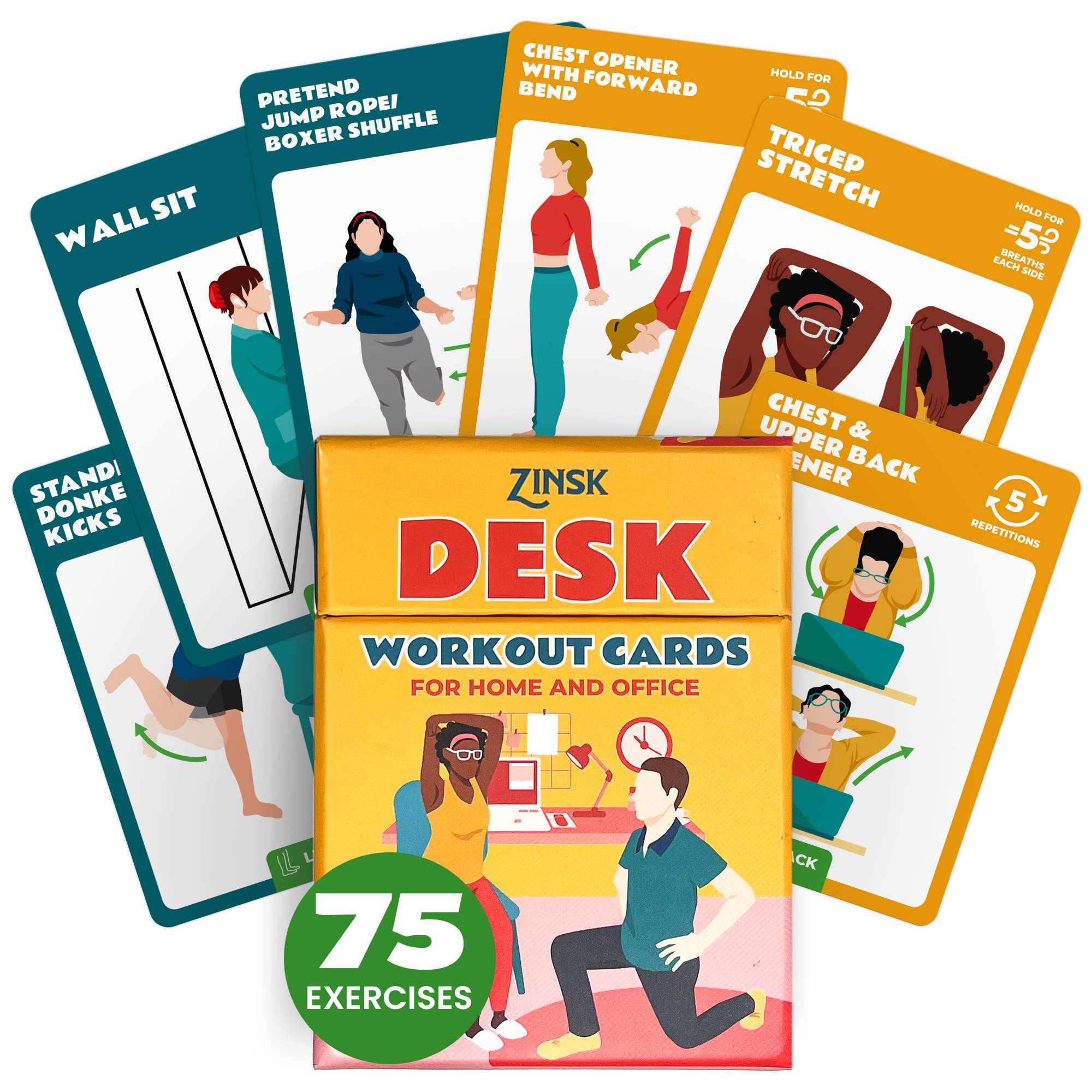Upgraded Us - Wholesale Card Game - Zinsk Desk and Office Exercise Cards0