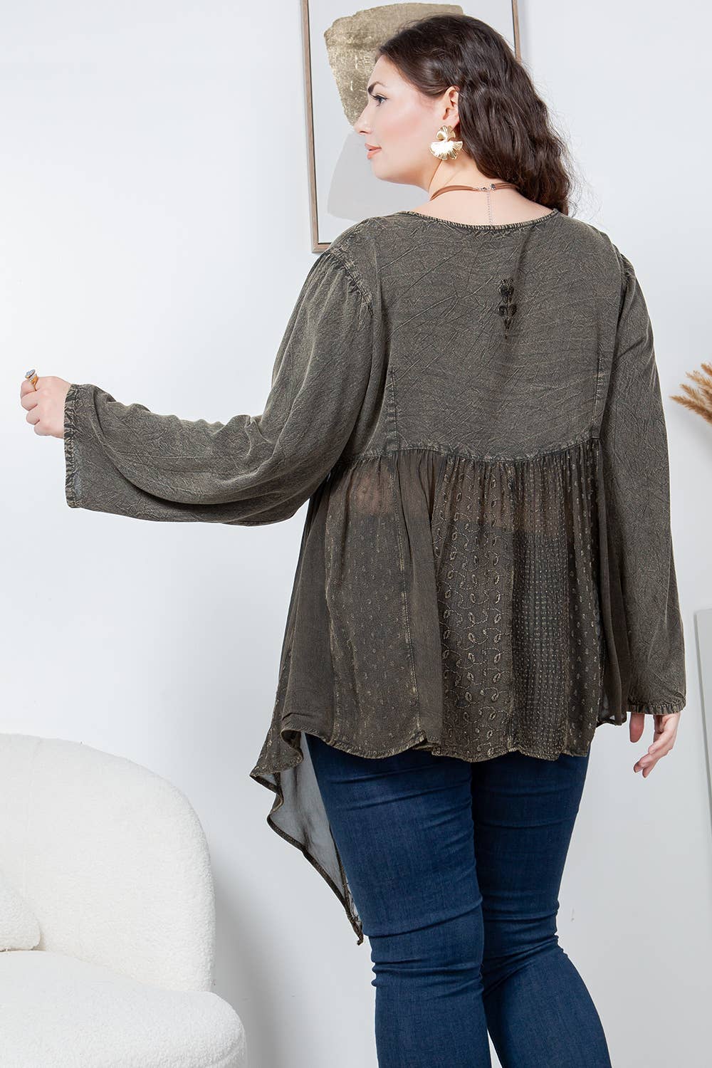 Young Threads - Wholesale Tunic - Women's - Bohemian Rhapsody: Stonewashed Rayon Women Top18