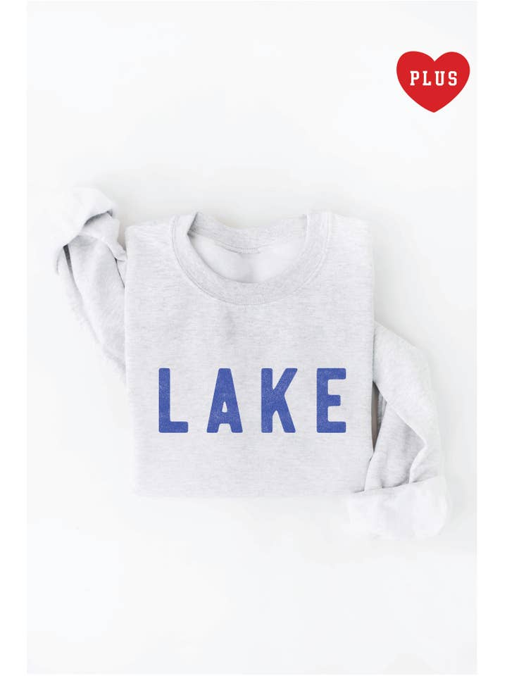OAT COLLECTIVE - Wholesale Graphic Sweatshirt - Women's - LAKE Plus Graphic Sweatshirt